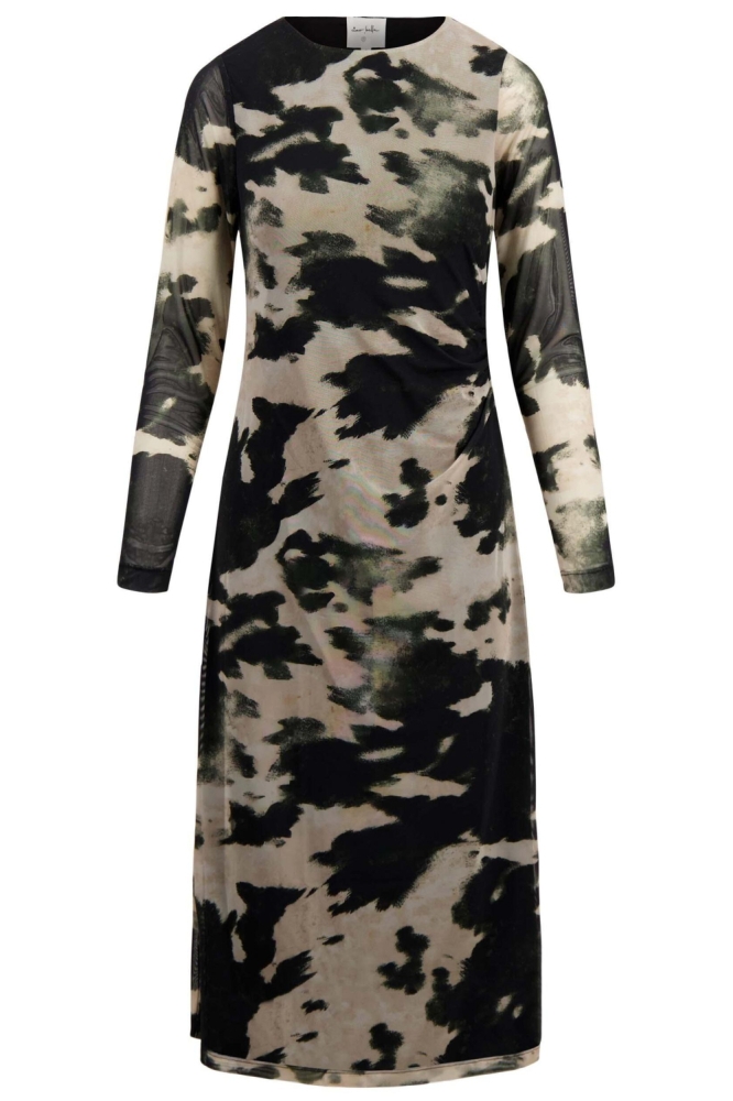 MESH JURK MET PRINT 0301 123 7000 MULTICOLOR
